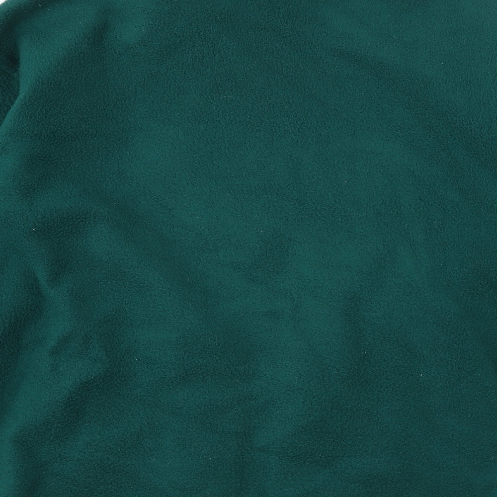Regatta Mens Green High Neck Polyacrylate Fibre Full Zip Jumper Size L