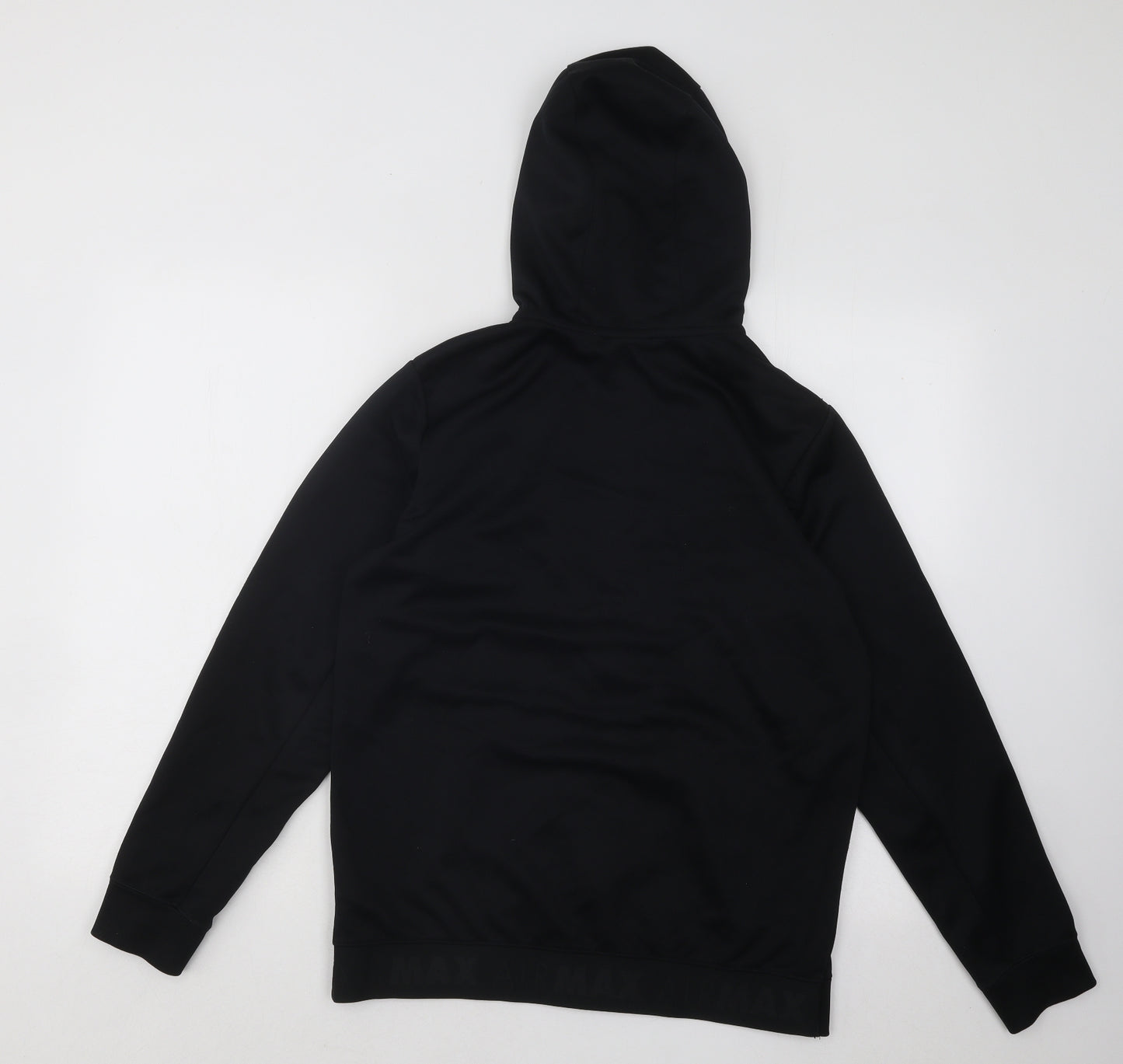 Nike Boys Black Polyester Full Zip Hoodie Size 15-16 Years Zip