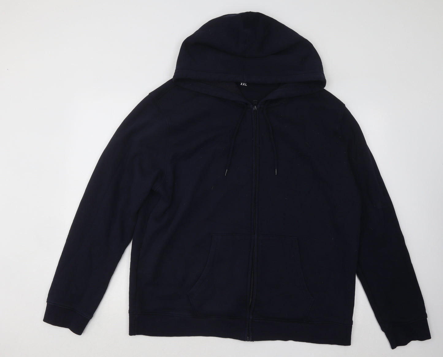 ACW85 Mens Blue Cotton Full Zip Sweatshirt Size 2XL