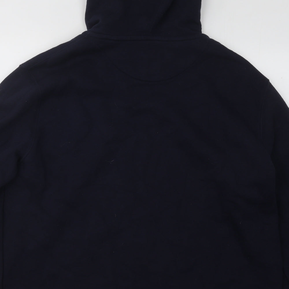 ACW85 Mens Blue Cotton Full Zip Sweatshirt Size 2XL
