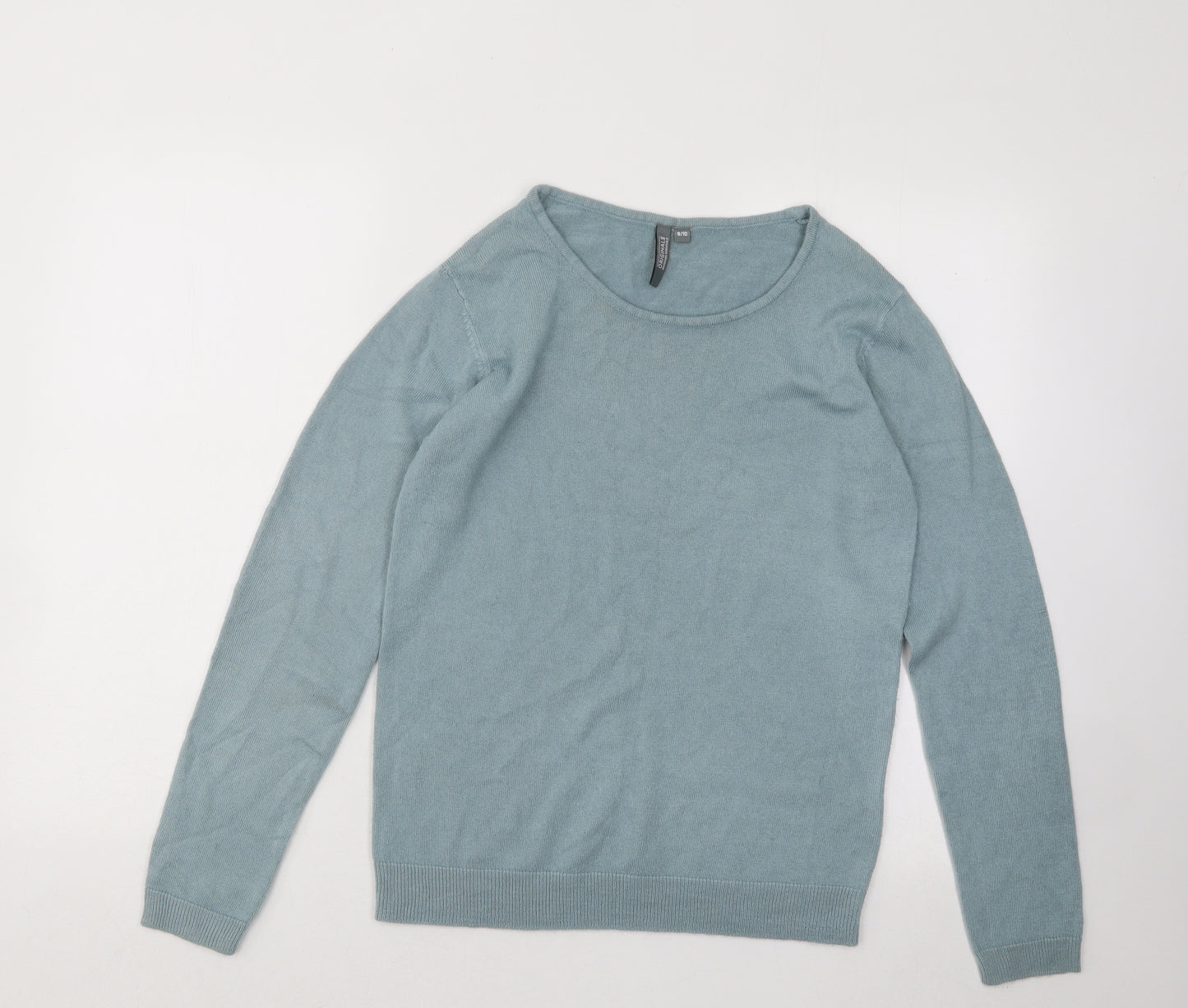 Originals Womens Blue Round Neck Acrylic Pullover Jumper Size 10