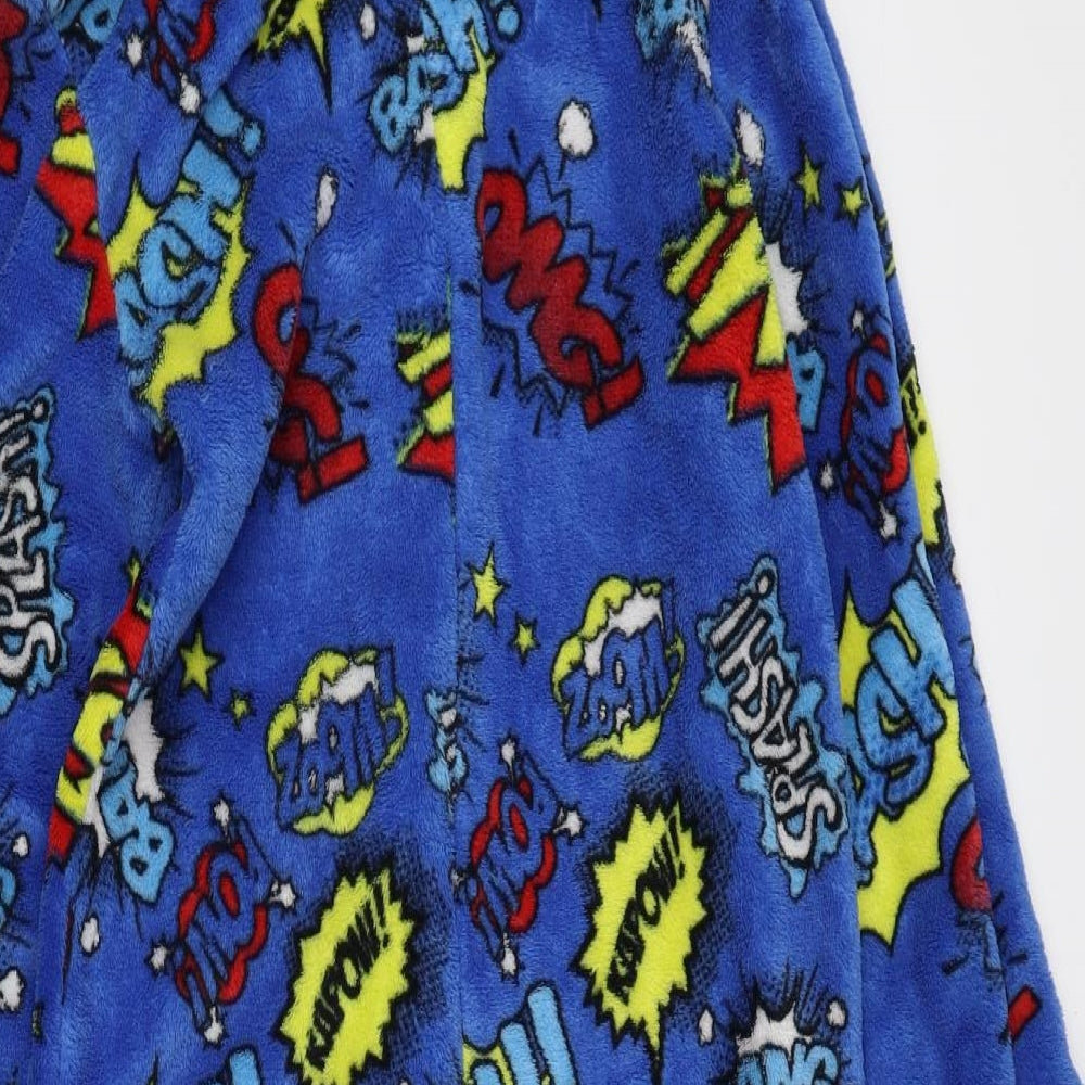 Peacocks Boys Multicoloured Geometric 100% Polyester One Piece Size 10-11 Years Zip - Comic Slogans