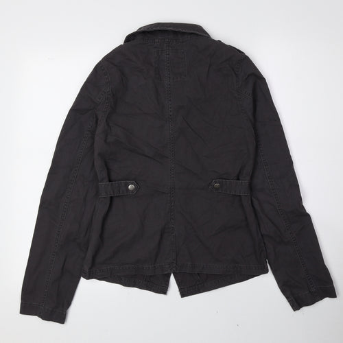 Mossimo Womens Grey Jacket Size S Snap