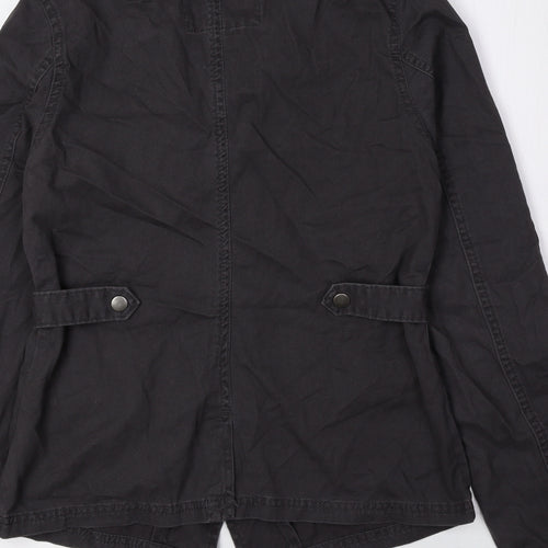 Mossimo Womens Grey Jacket Size S Snap
