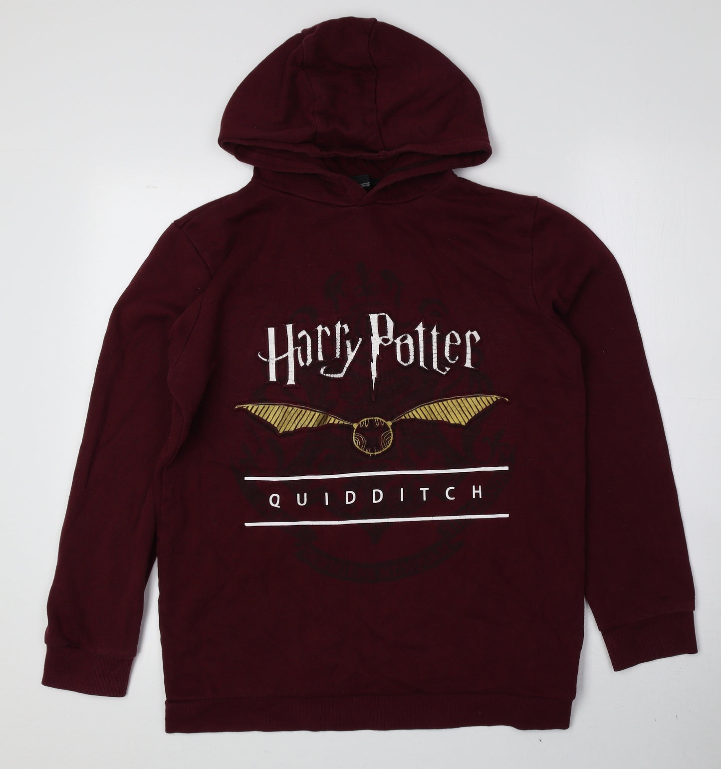 Harry Potter Girls Multicoloured Geometric Cotton Pullover Hoodie Size 13-14 Years Pullover - Harry Potter