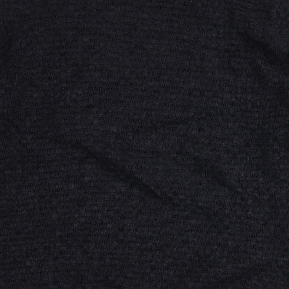 NEXT Mens Blue Round Neck Cotton Pullover Jumper Size L