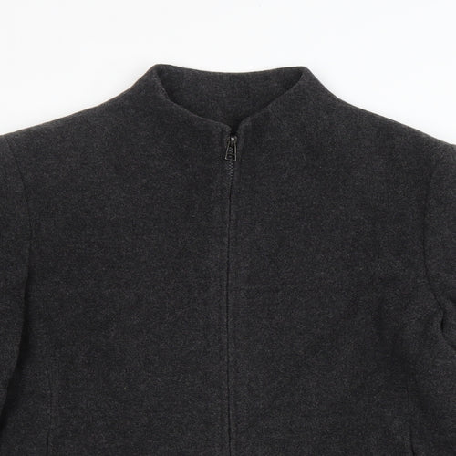 BHS Womens Grey Jacket Size 16 Zip