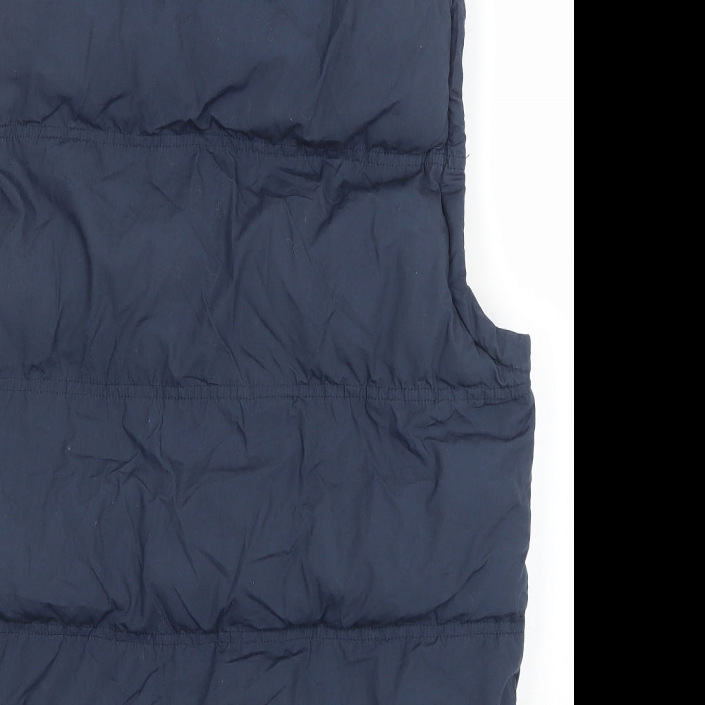 Tokyo Laundry Mens Blue Gilet Coat Size S Zip