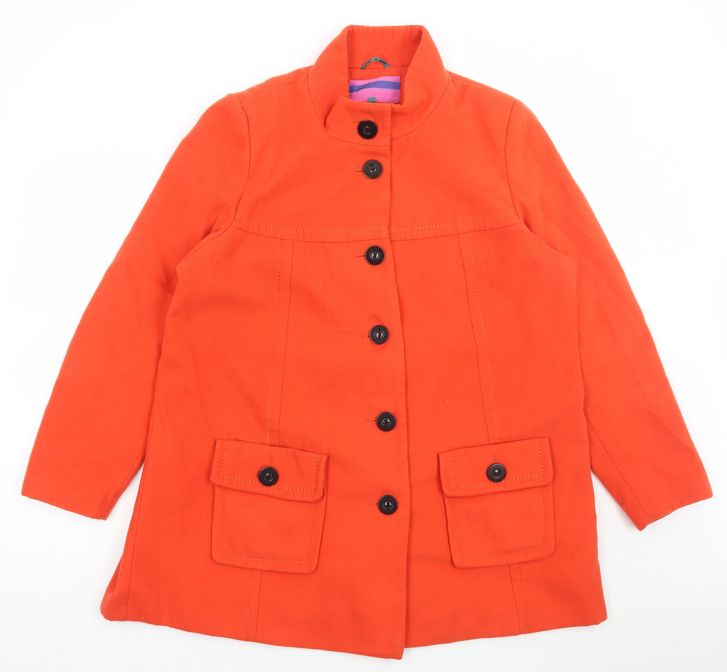 NEXT Womens Orange Jacket Size 20 Button
