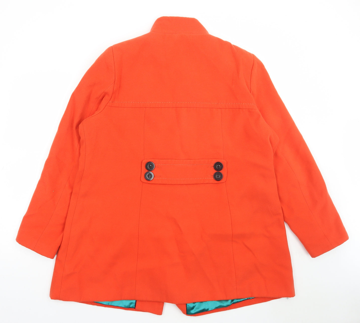 NEXT Womens Orange Jacket Size 20 Button