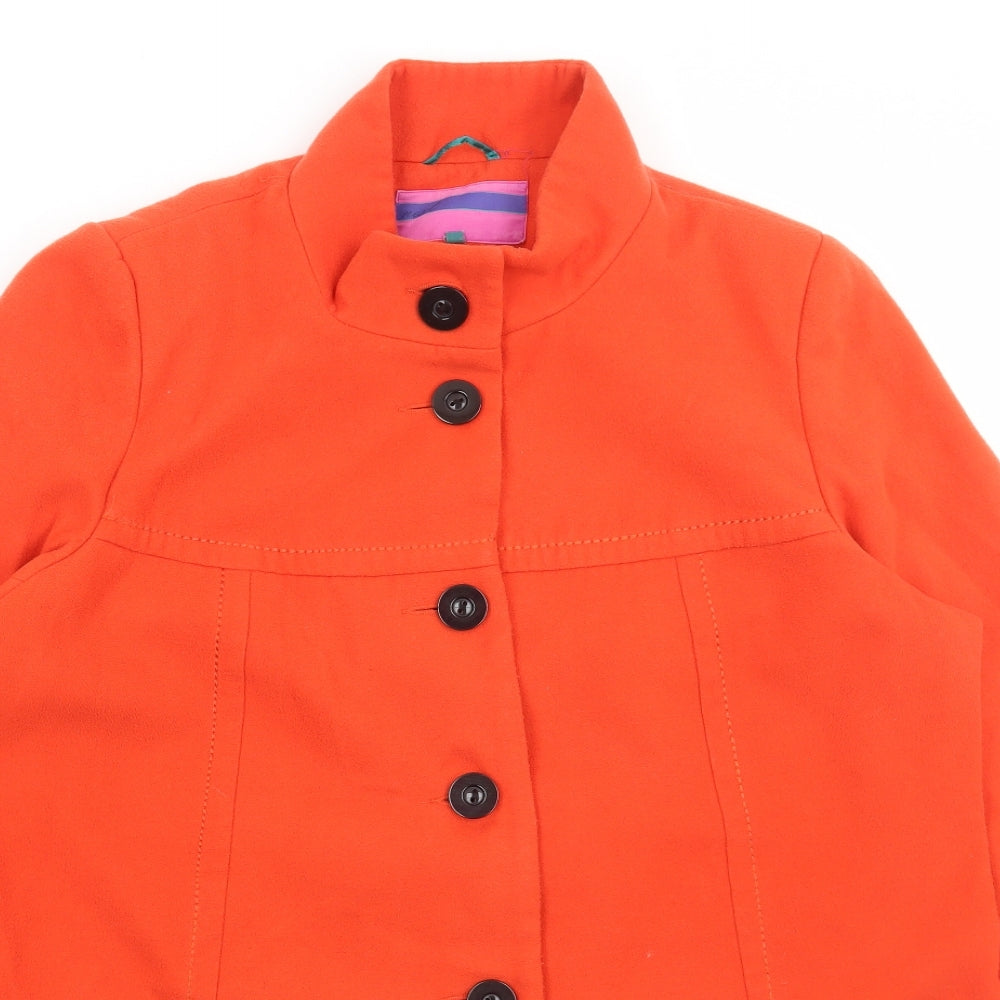 NEXT Womens Orange Jacket Size 20 Button