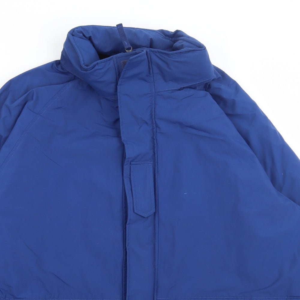 Dannimac Mens Blue Windbreaker Coat Size L Zip