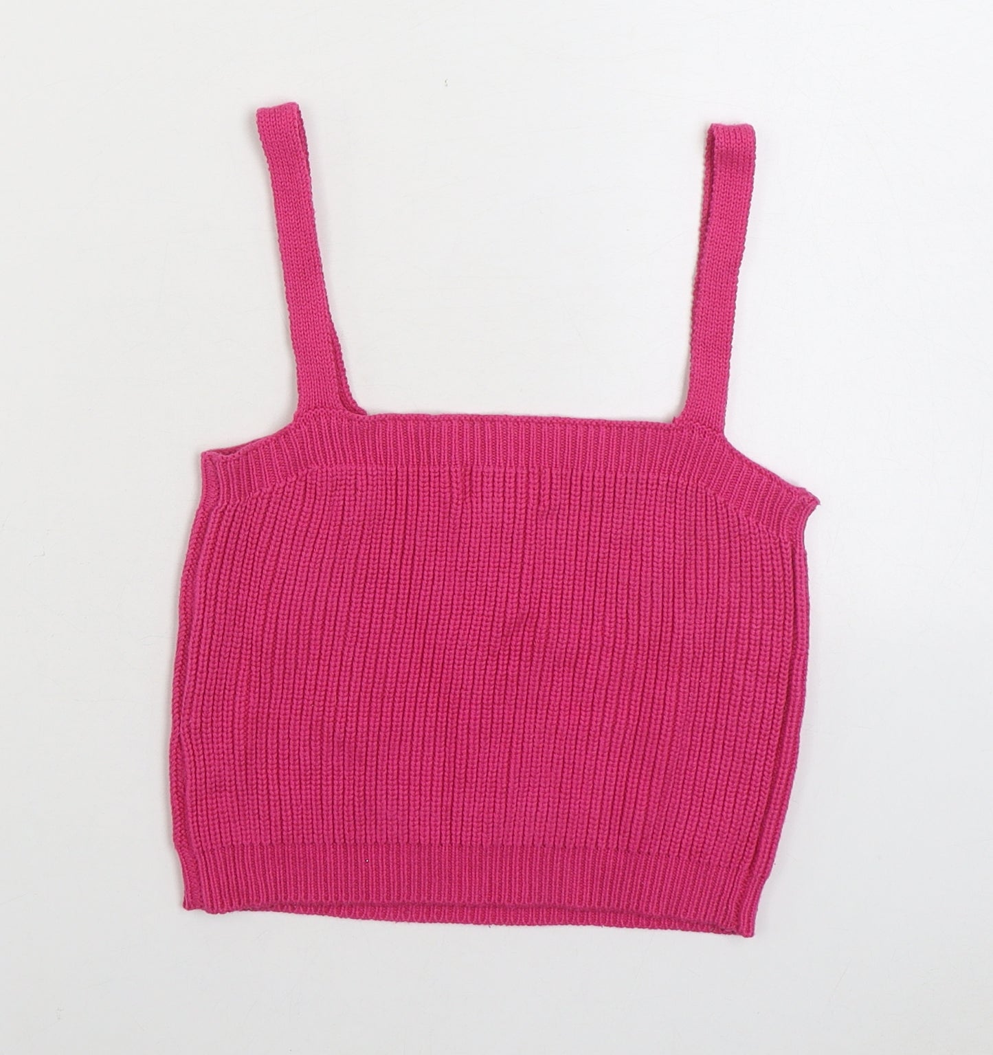 Apricot Womens Pink Acrylic Camisole Tank Size 10 Square Neck