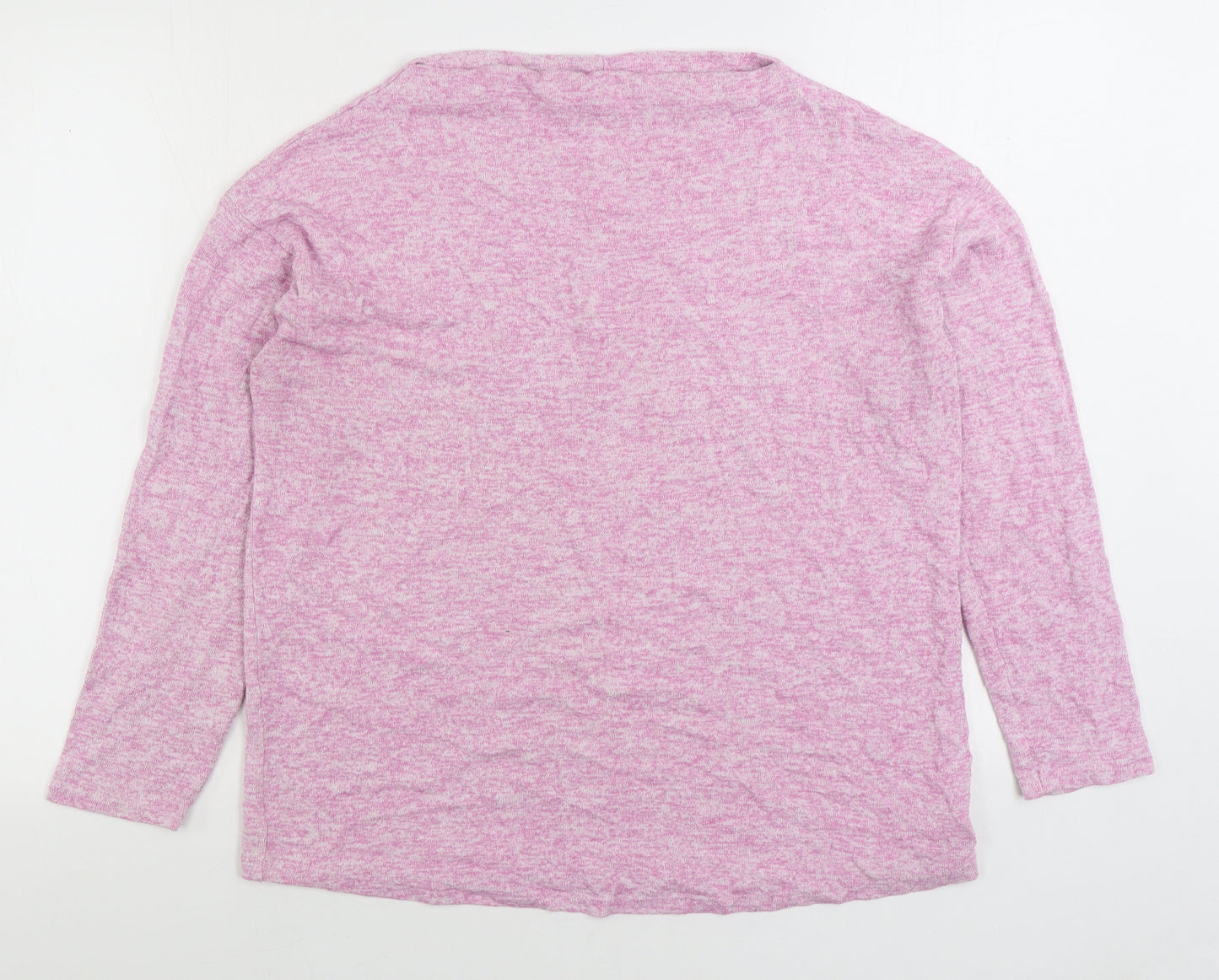 George Womens Pink Boat Neck Viscose Pullover Jumper Size 16
