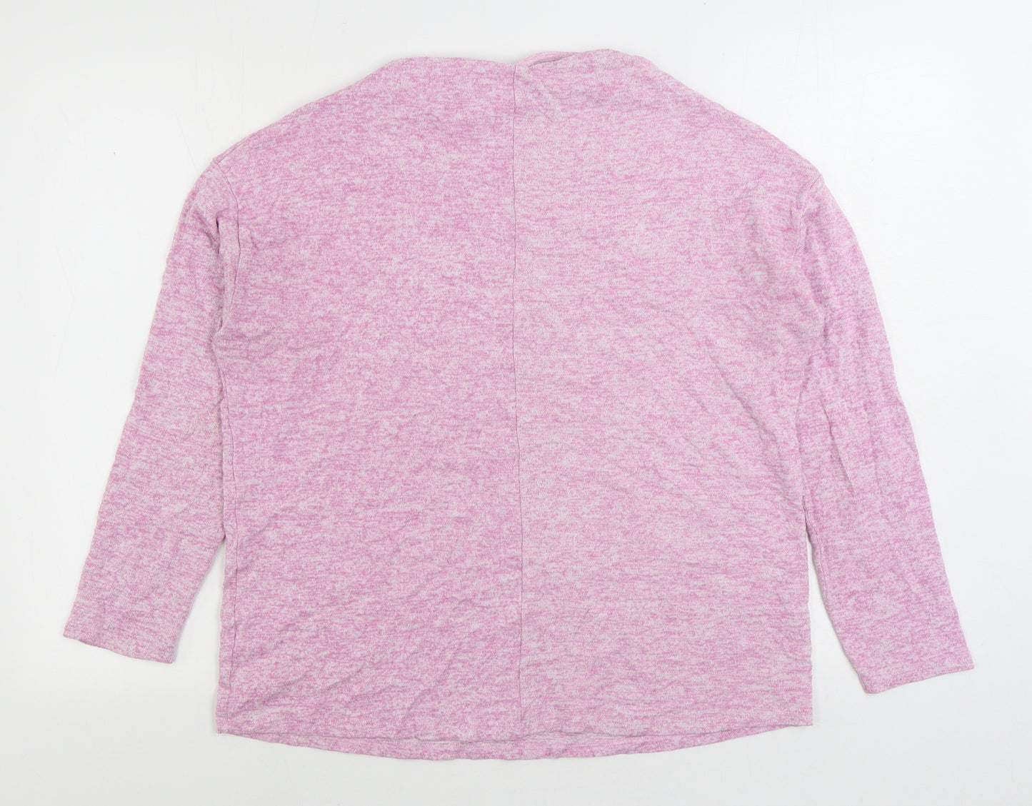 George Womens Pink Boat Neck Viscose Pullover Jumper Size 16