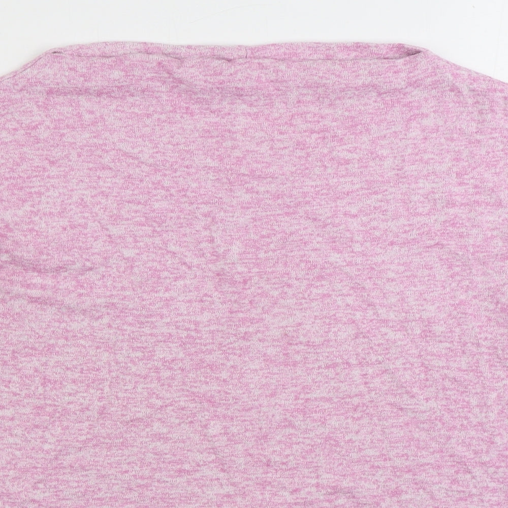 George Womens Pink Boat Neck Viscose Pullover Jumper Size 16
