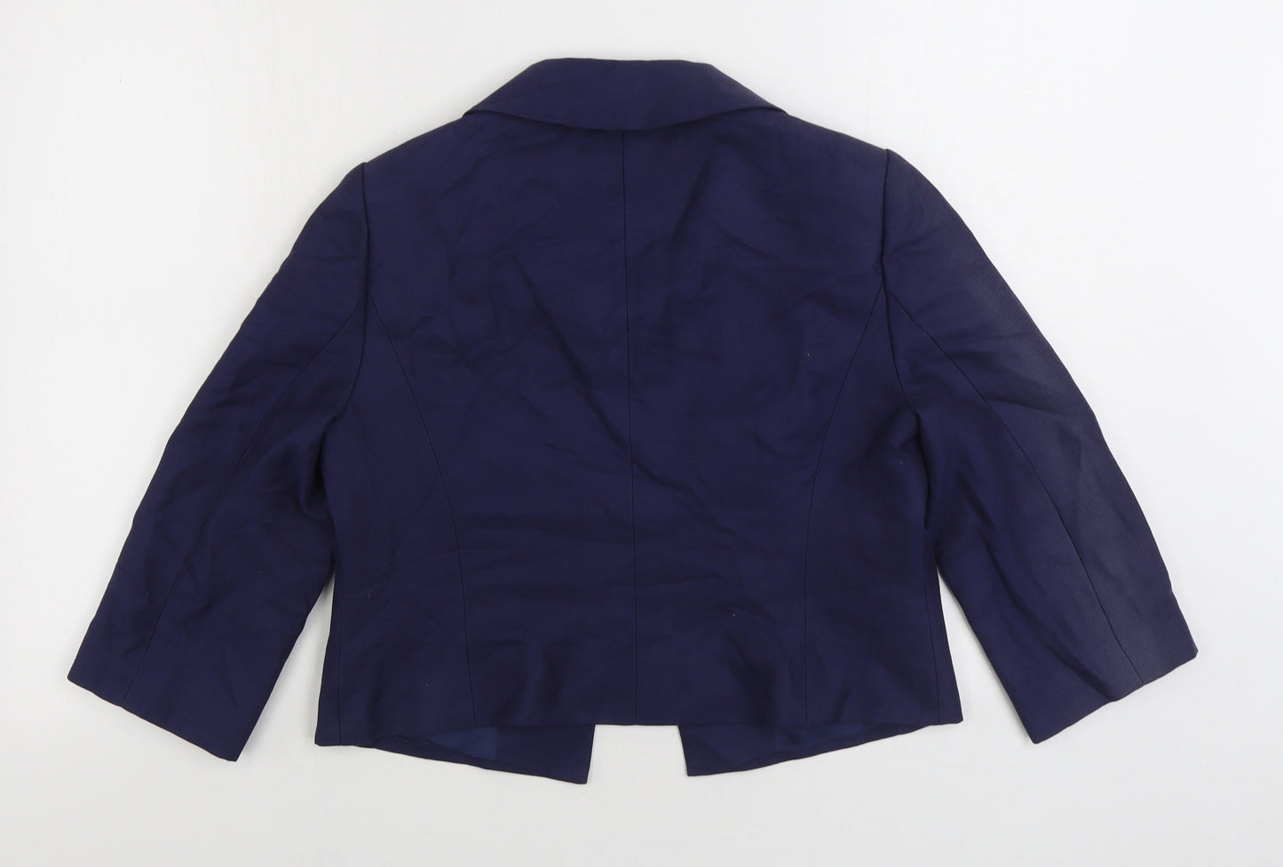 Fenn Wright Manson Womens Blue Jacket Blazer Size 12