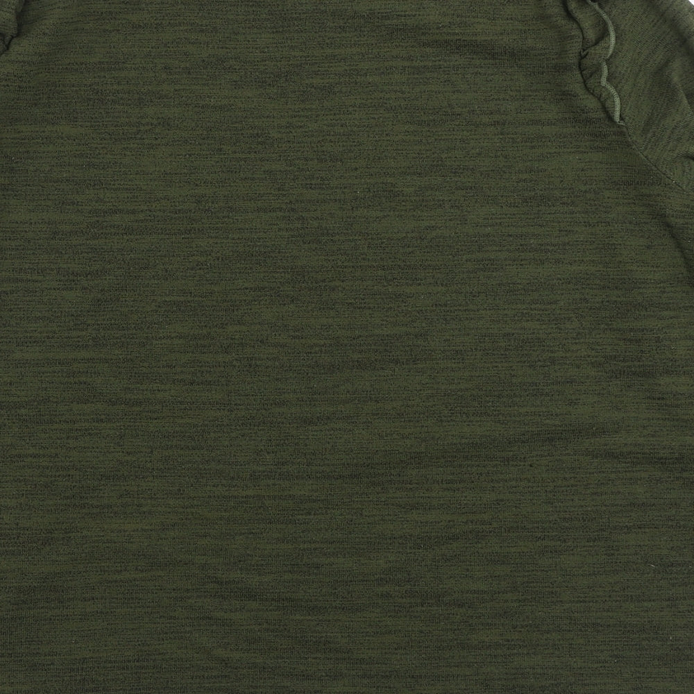Papaya Womens Green Polyester Pullover Sweatshirt Size 16 Pullover - Love