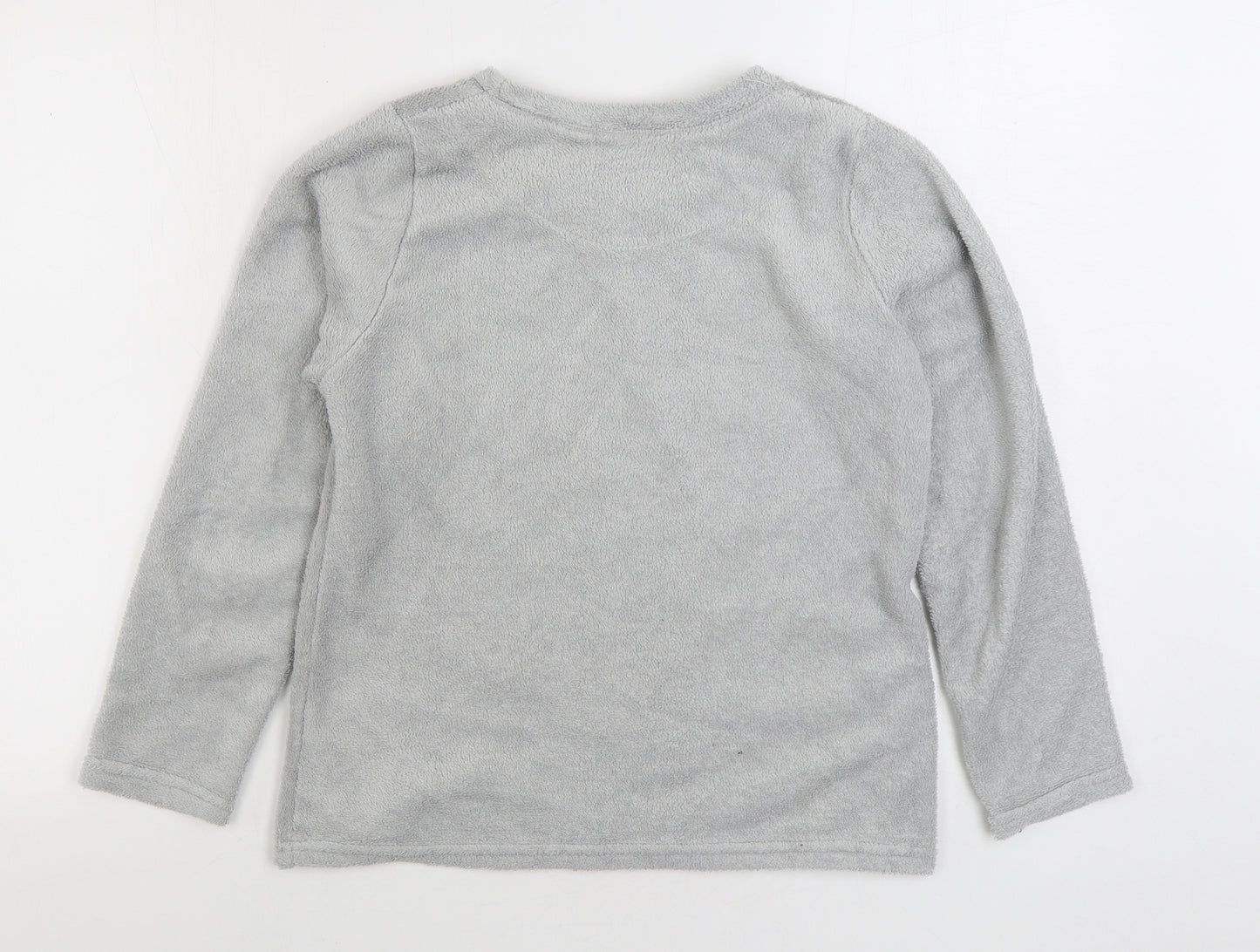 Love To Sleep Womens Grey Solid Polyester Top Pyjama Top Size 8 - Love