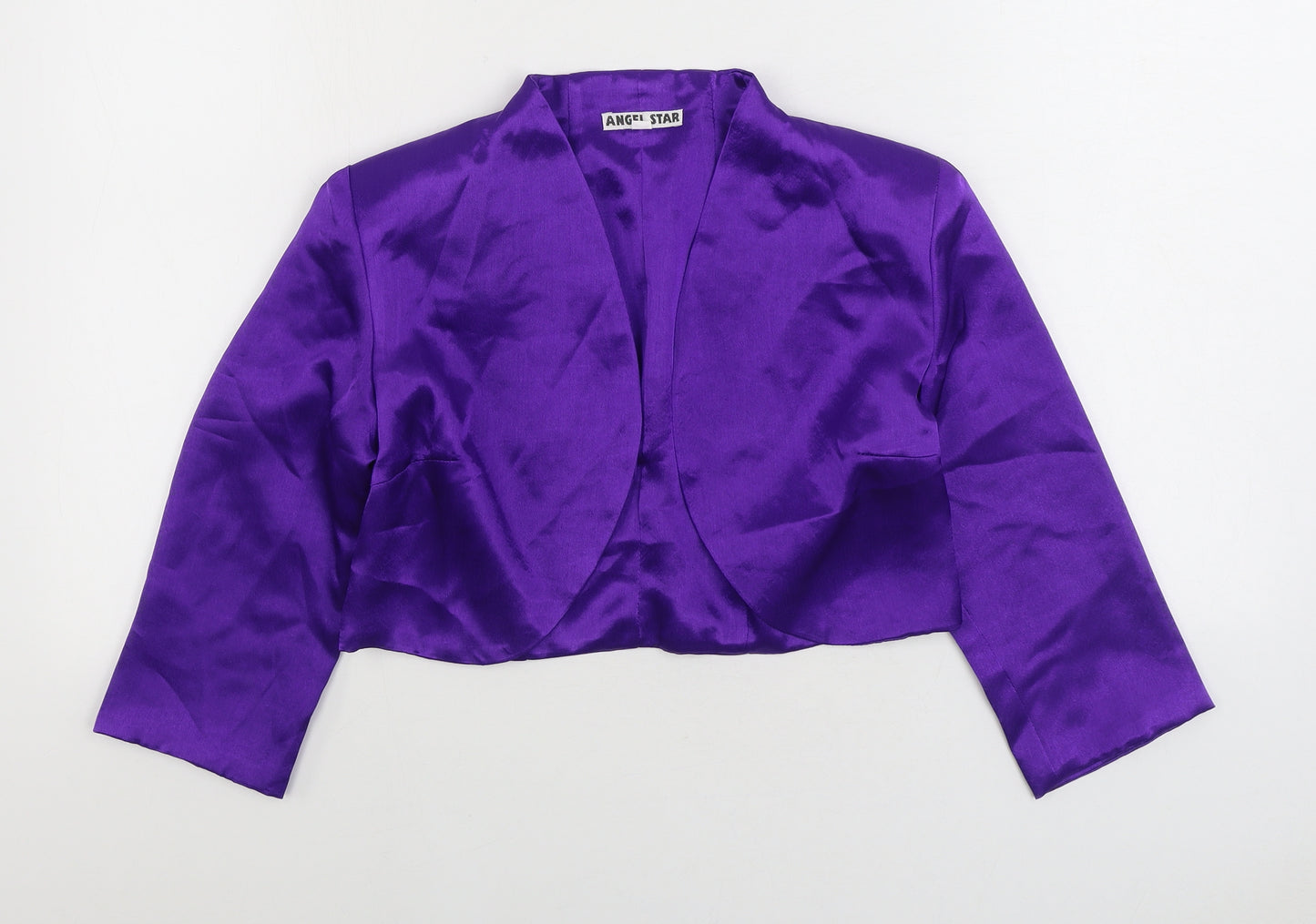 Angel Star Womens Purple Jacket Blazer Size M