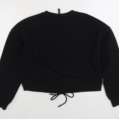 Divided by H&M Womens Black Cotton Pullover Sweatshirt Size M Pullover - Detroit