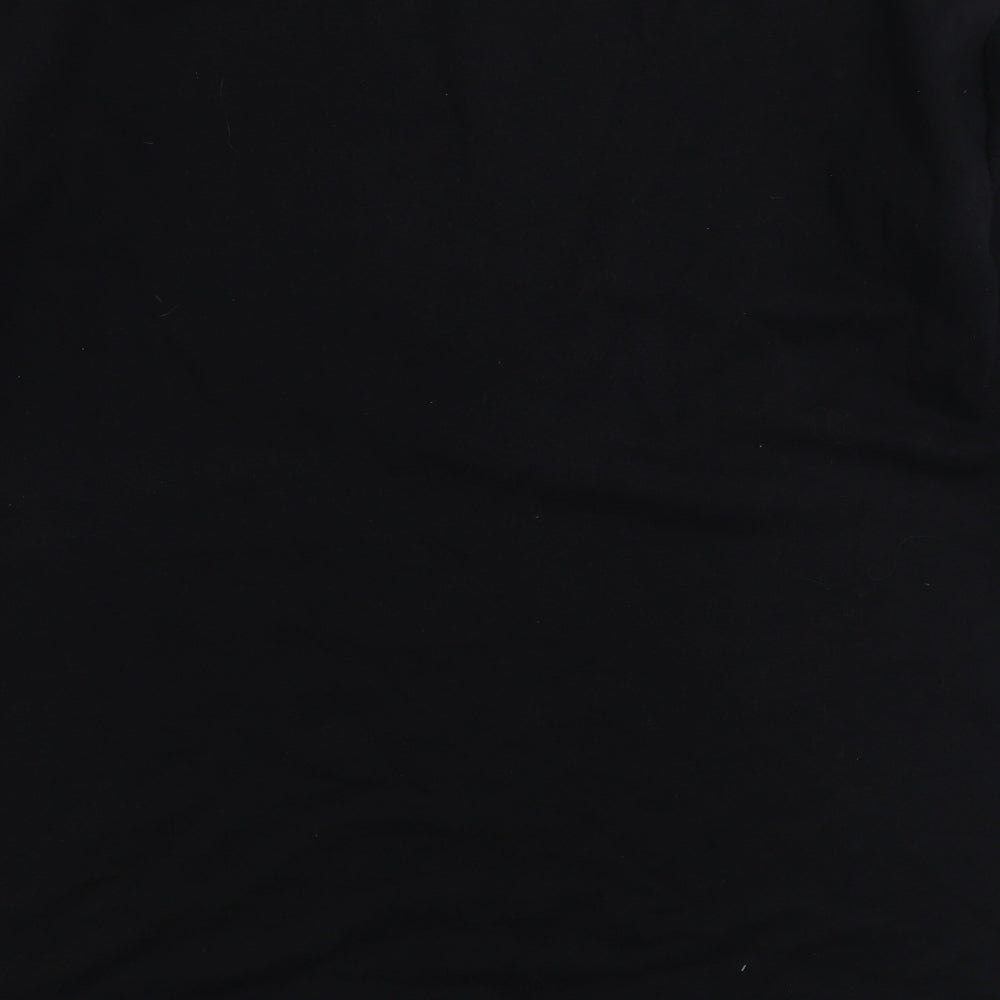 Papaya Womens Black Cotton Pullover Sweatshirt Size XL Pullover