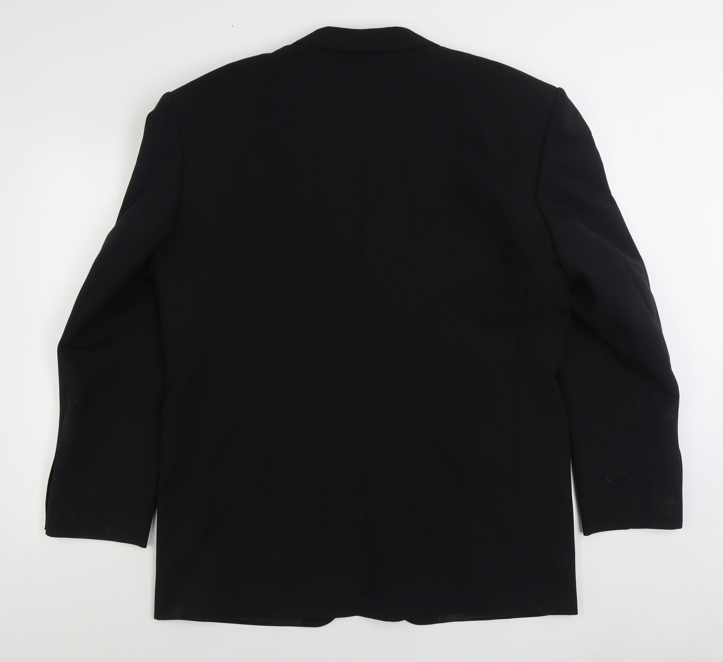 The Officer Mens Black Polyester Jacket Suit Jacket Size 44