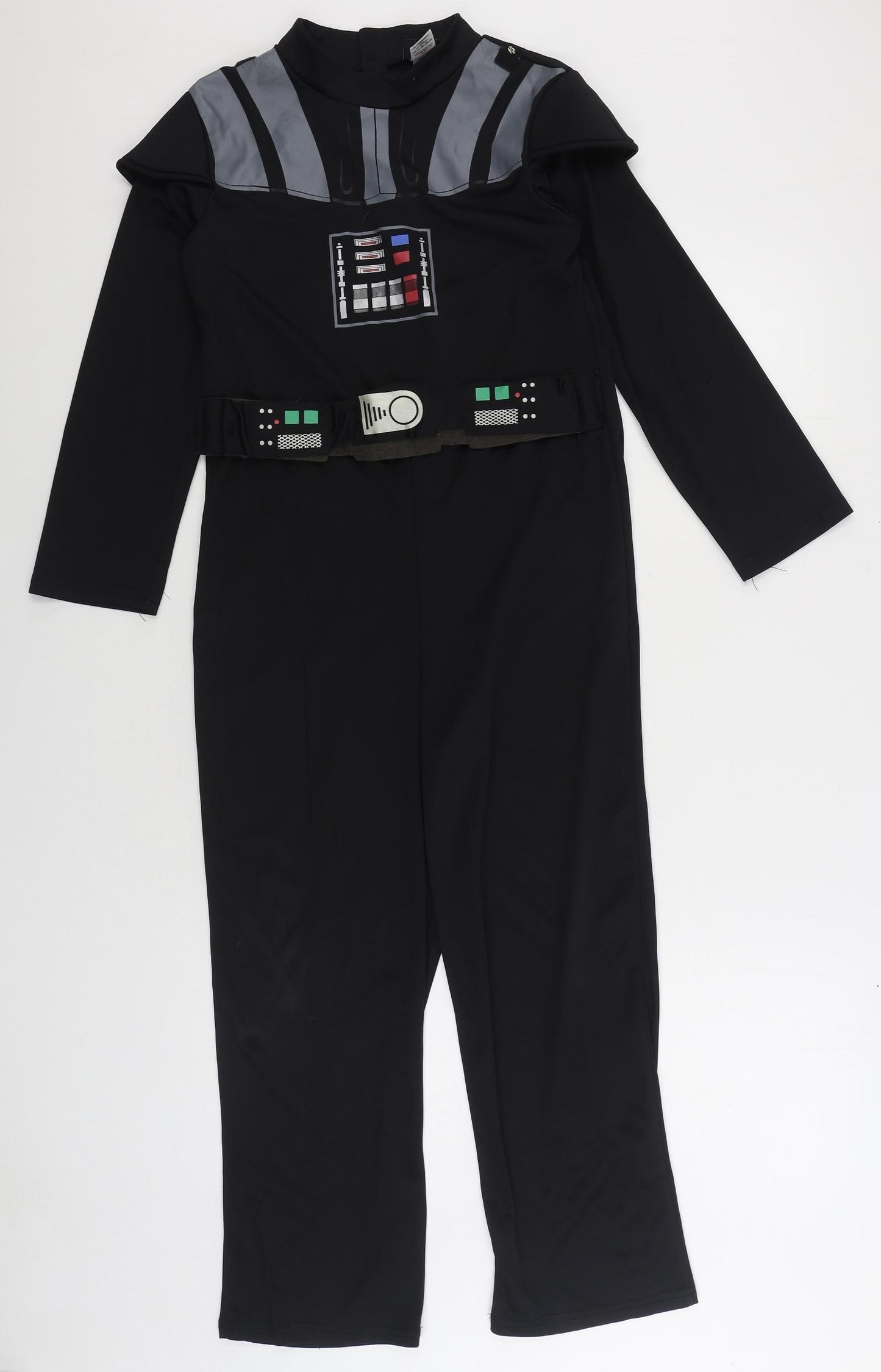Star Wars Boys Black Geometric Polyester One Piece Size 10-11 Years Hook & Loop - Darth Vader
