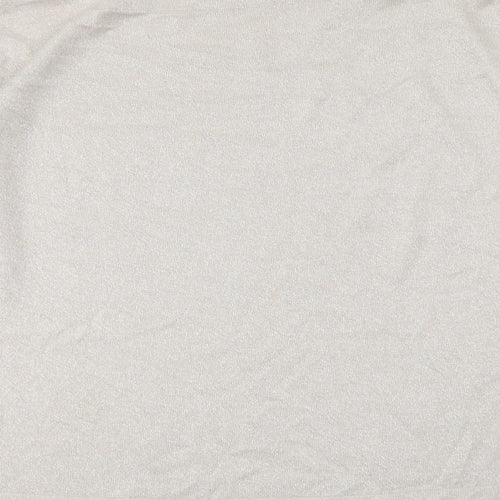 Wallis Womens Beige Round Neck Polyester Pullover Jumper Size L