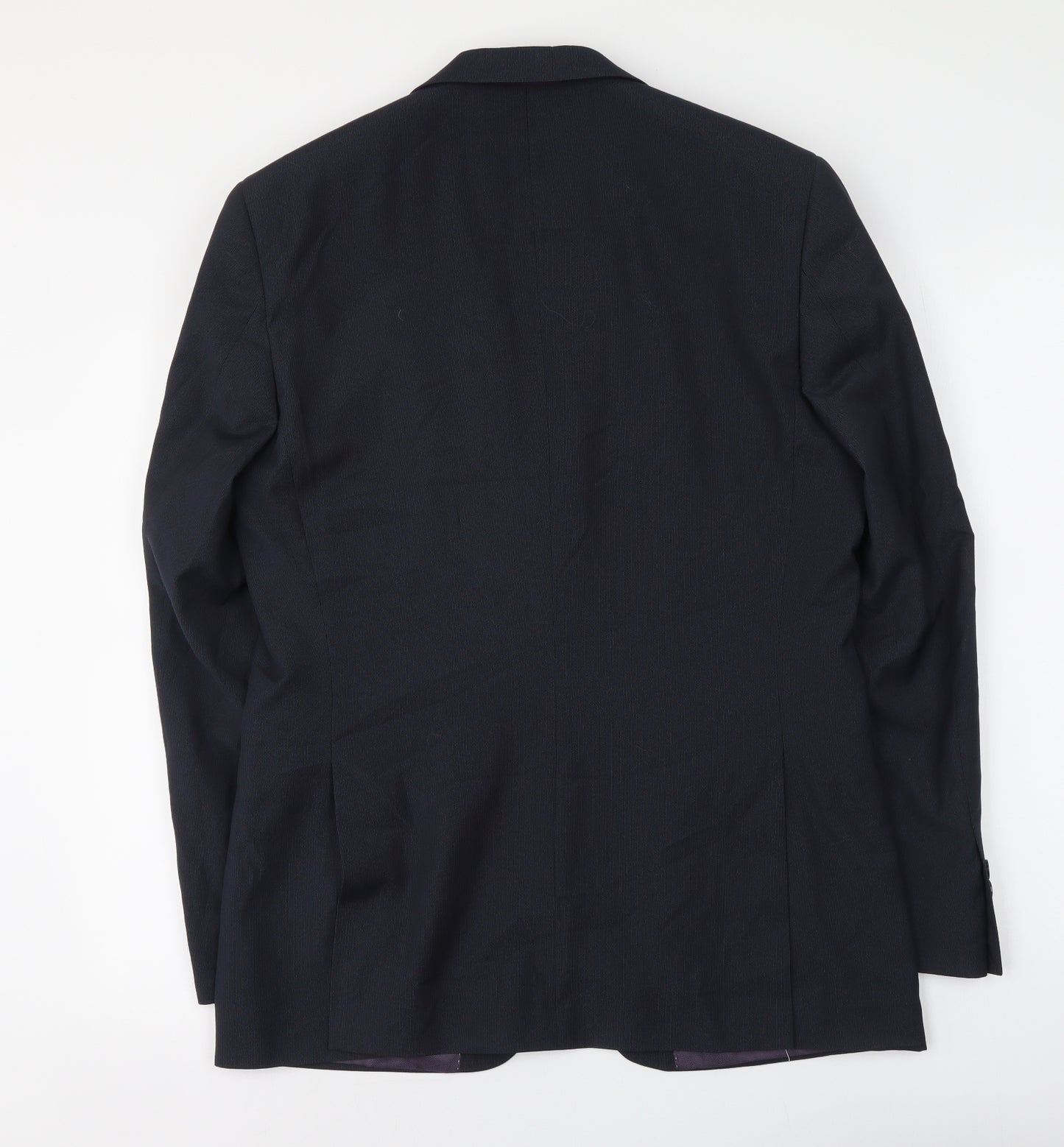 Burton Mens Blue Polyester Jacket Suit Jacket Size M