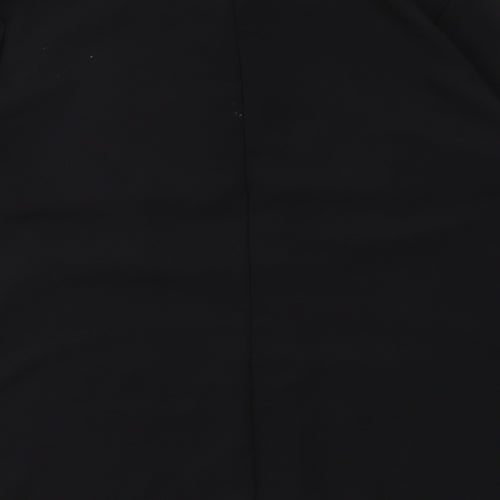 Bonmarché Womens Black Polyester Basic Button-Up Size 20 Collared