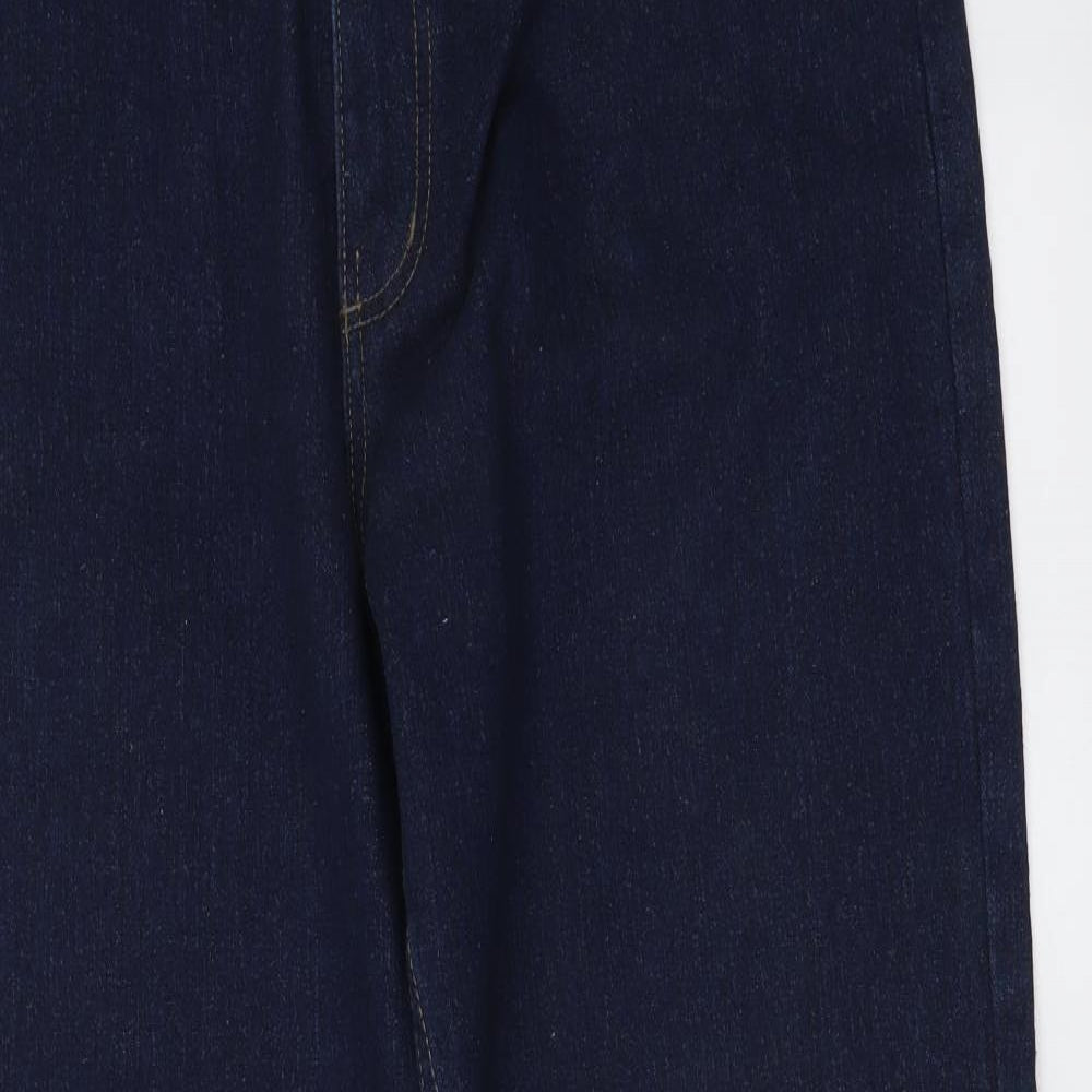 Pride + Soul Mens Blue Cotton Straight Jeans Size 38 in L32 in Regular Button
