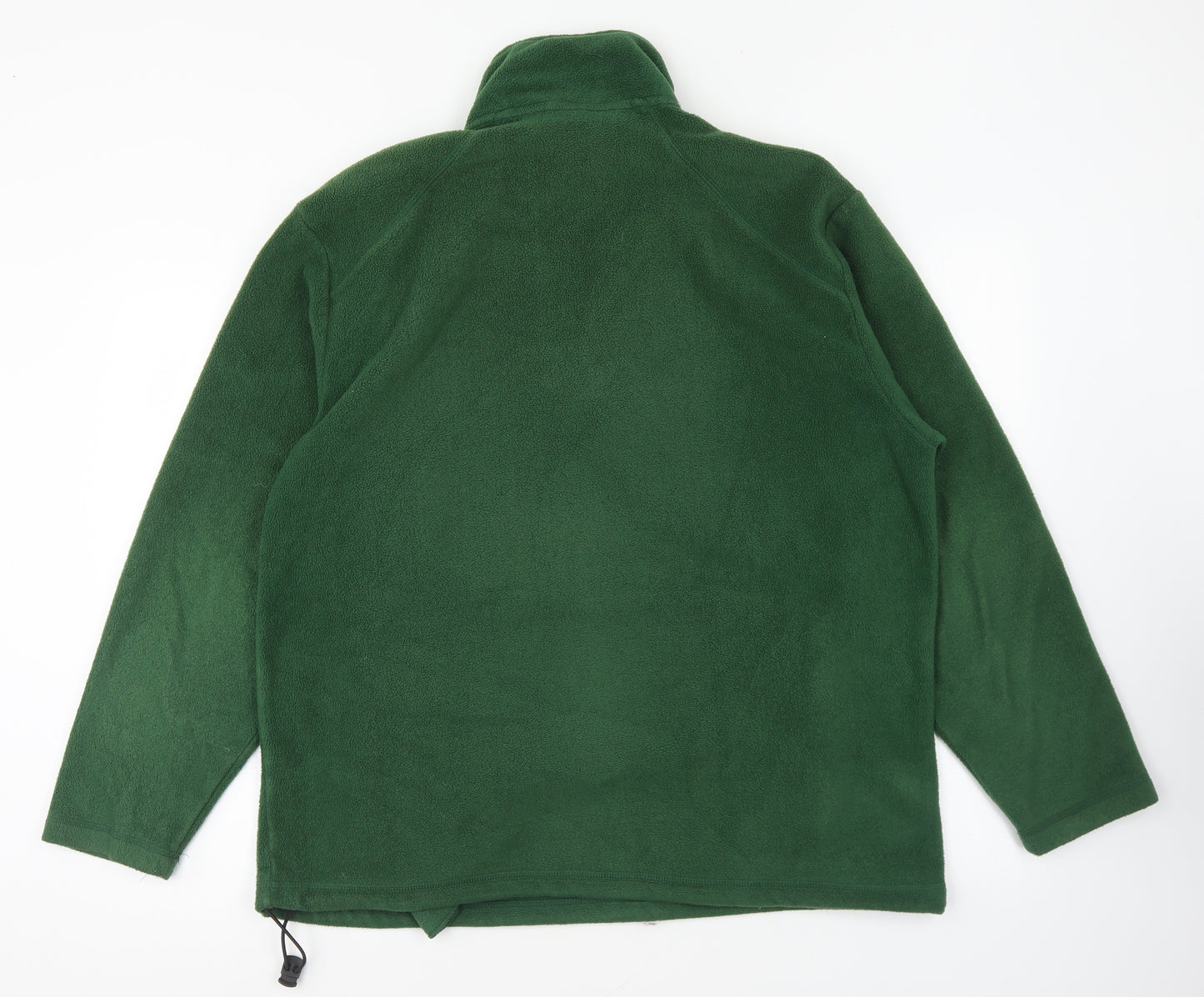 Fruit of the Loom Mens Green Polyester Pullover Sweatshirt Size L