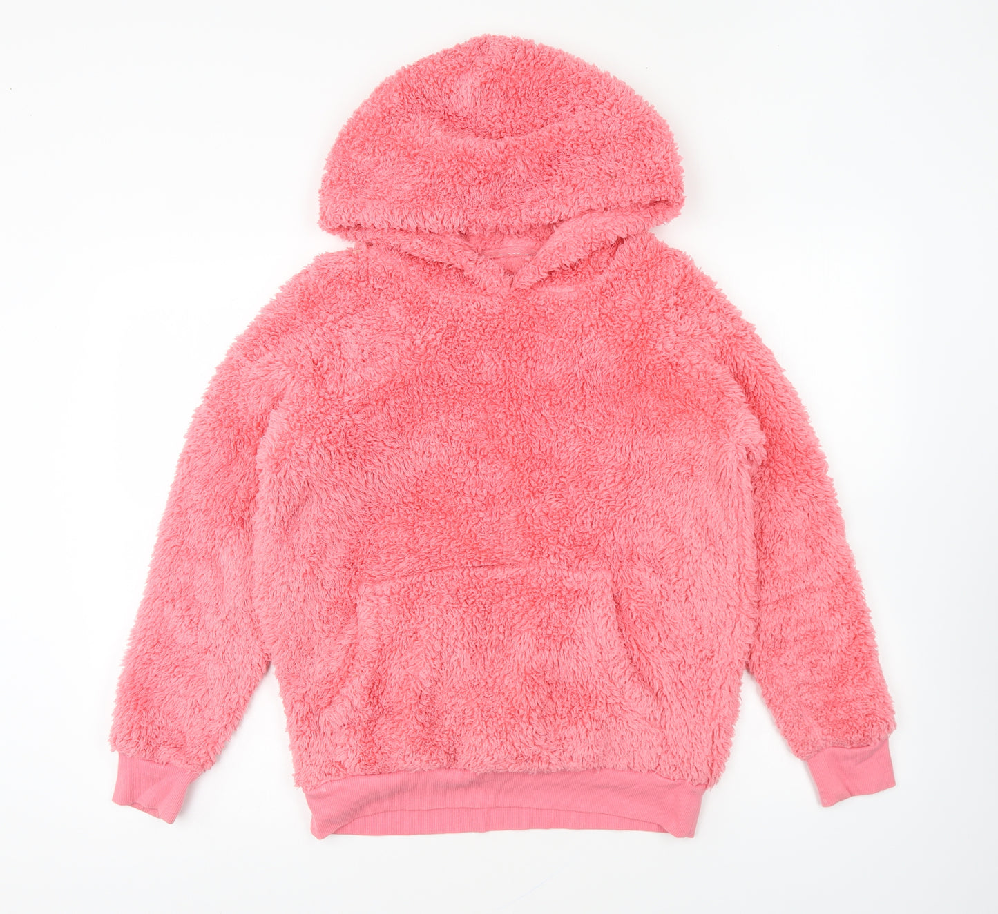 George Womens Pink Polyester Pullover Hoodie Size 8 Pullover - Loungewear