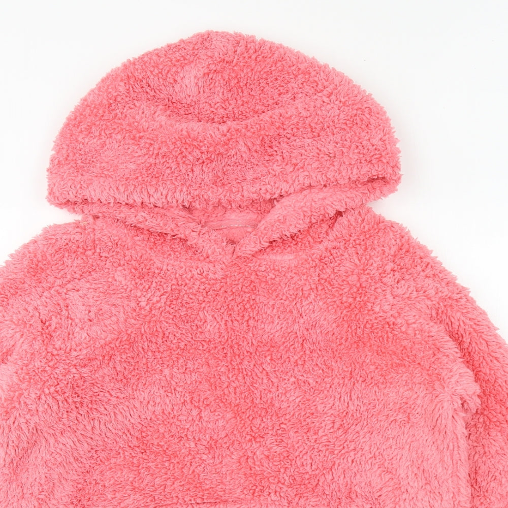 George Womens Pink Polyester Pullover Hoodie Size 8 Pullover - Loungewear