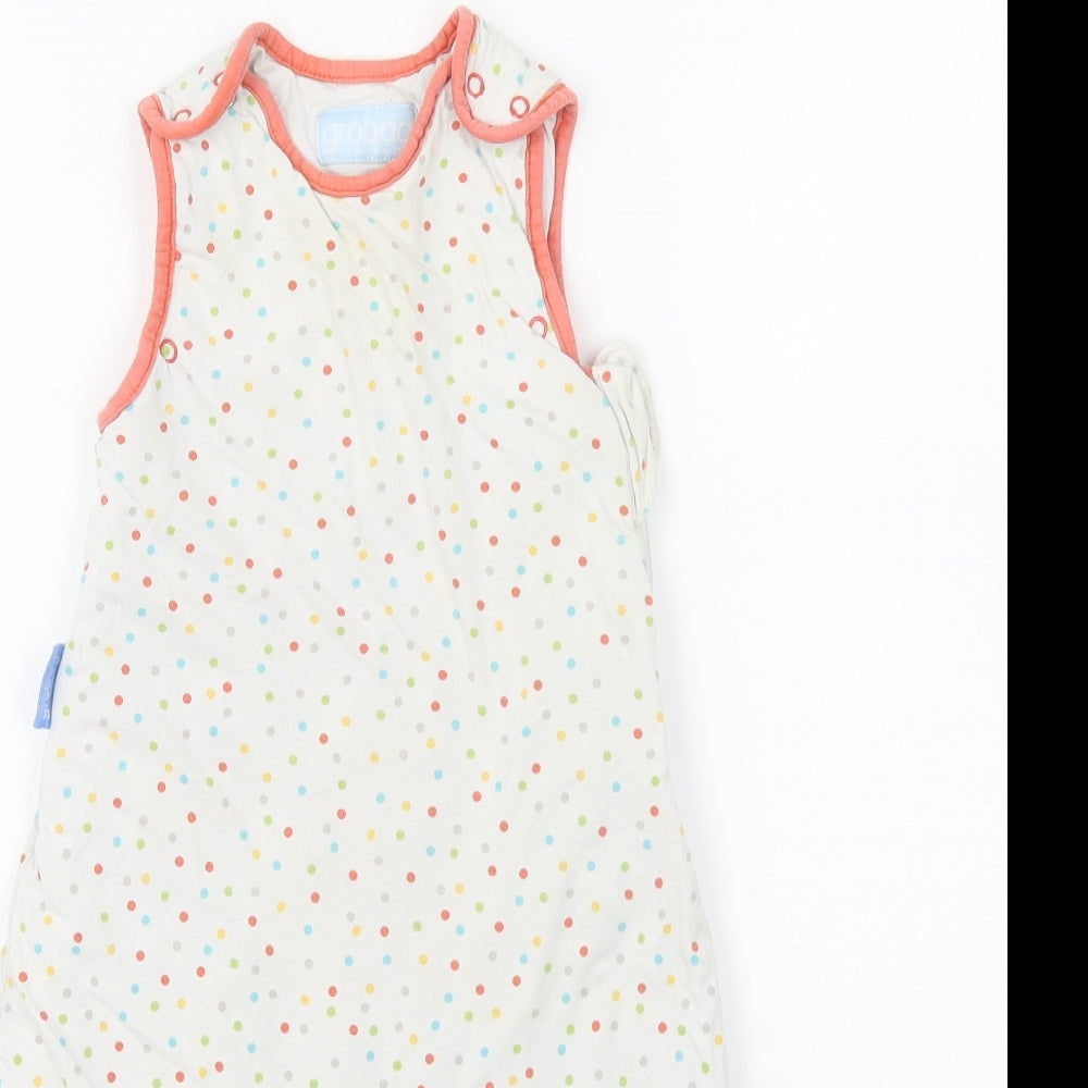 Grobag Baby Multicoloured Polka Dot Polyester Set One Piece Size 0-3 Months Snap