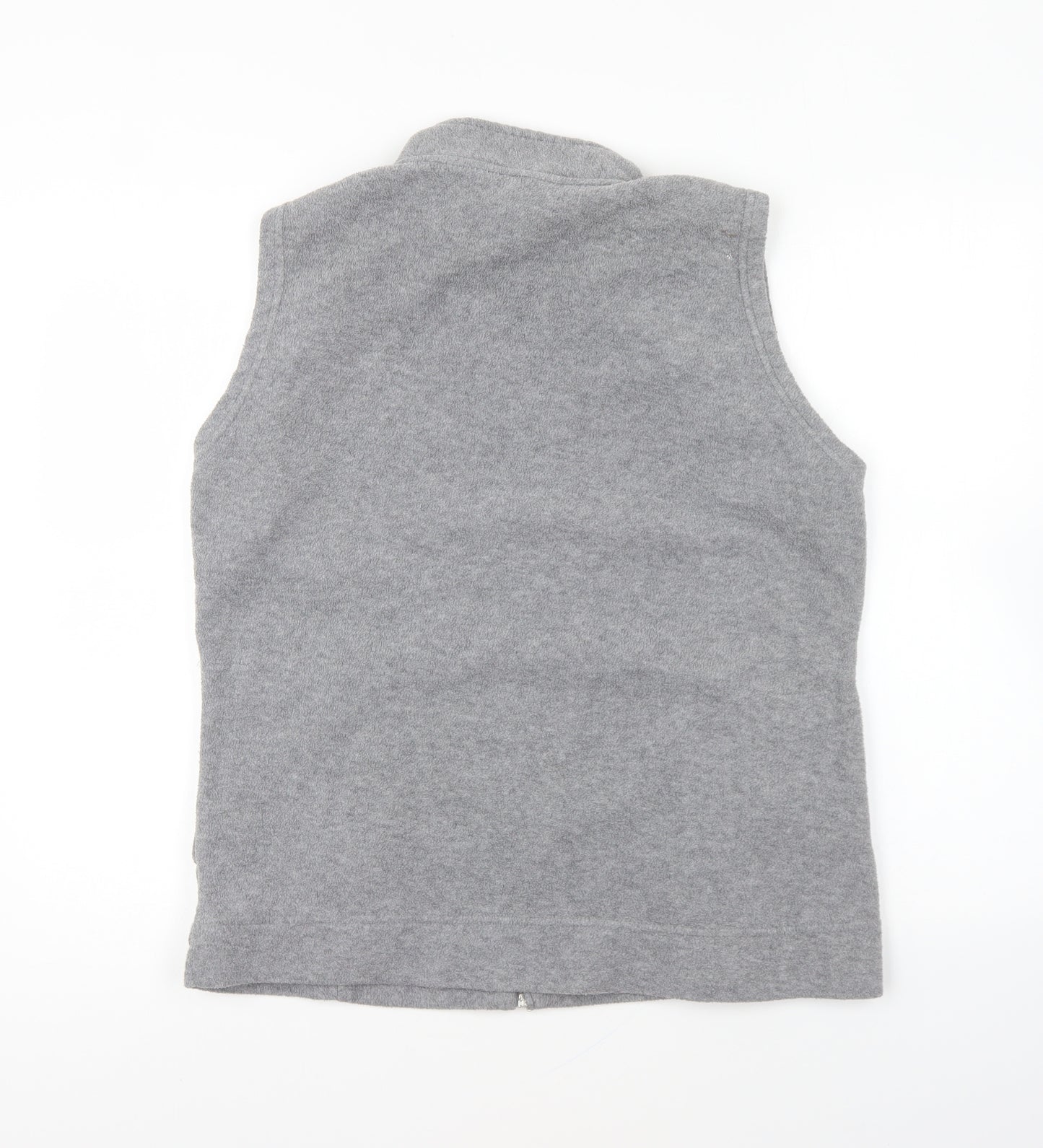 Isle Womens Grey Gilet Jacket Size L Zip