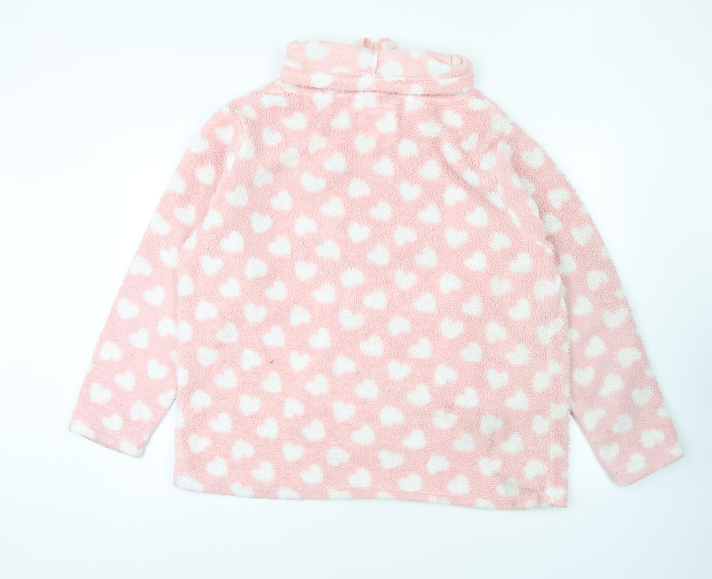 New Look Womens Pink Geometric Polyester Top Gown Size 20 - Love Hearts