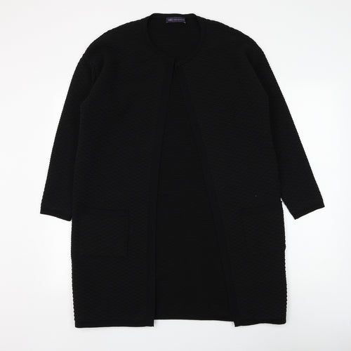 Marks and Spencer Womens Black Jacket Size 10 Hook & Eye