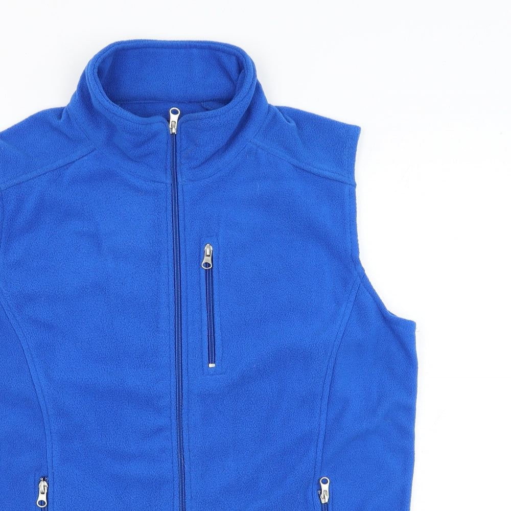 Donnay Mens Blue Polyester Full Zip Sweatshirt Size L