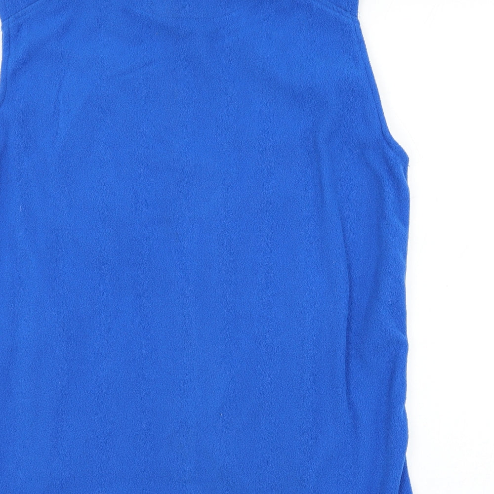 Donnay Mens Blue Polyester Full Zip Sweatshirt Size L