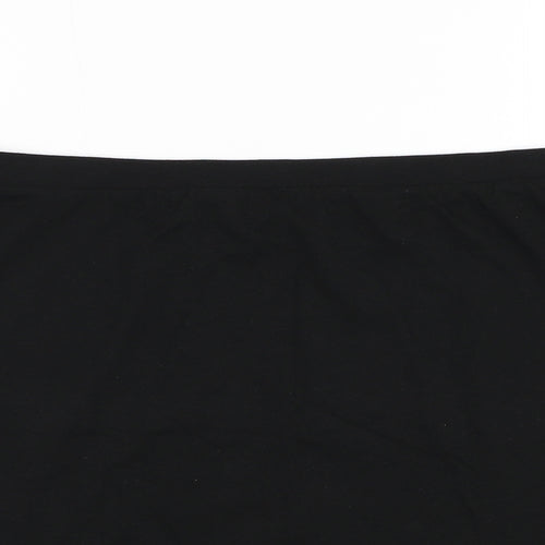 Primark Womens Black Cotton Straight & Pencil Skirt Size 16