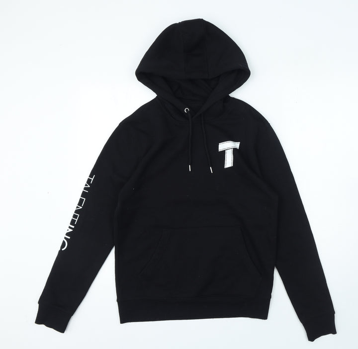 Rowan Girls Black Modal Blend Pullover Hoodie Size M Pullover