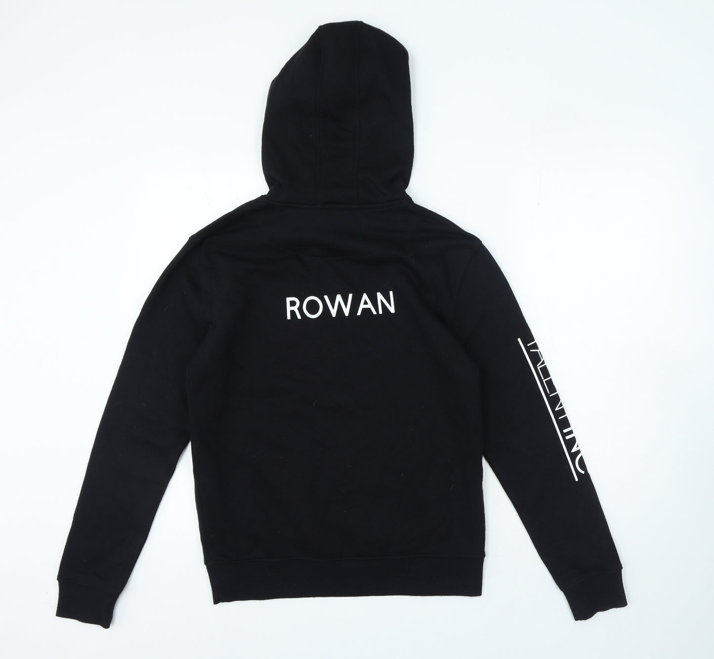 Rowan Girls Black Modal Blend Pullover Hoodie Size M Pullover