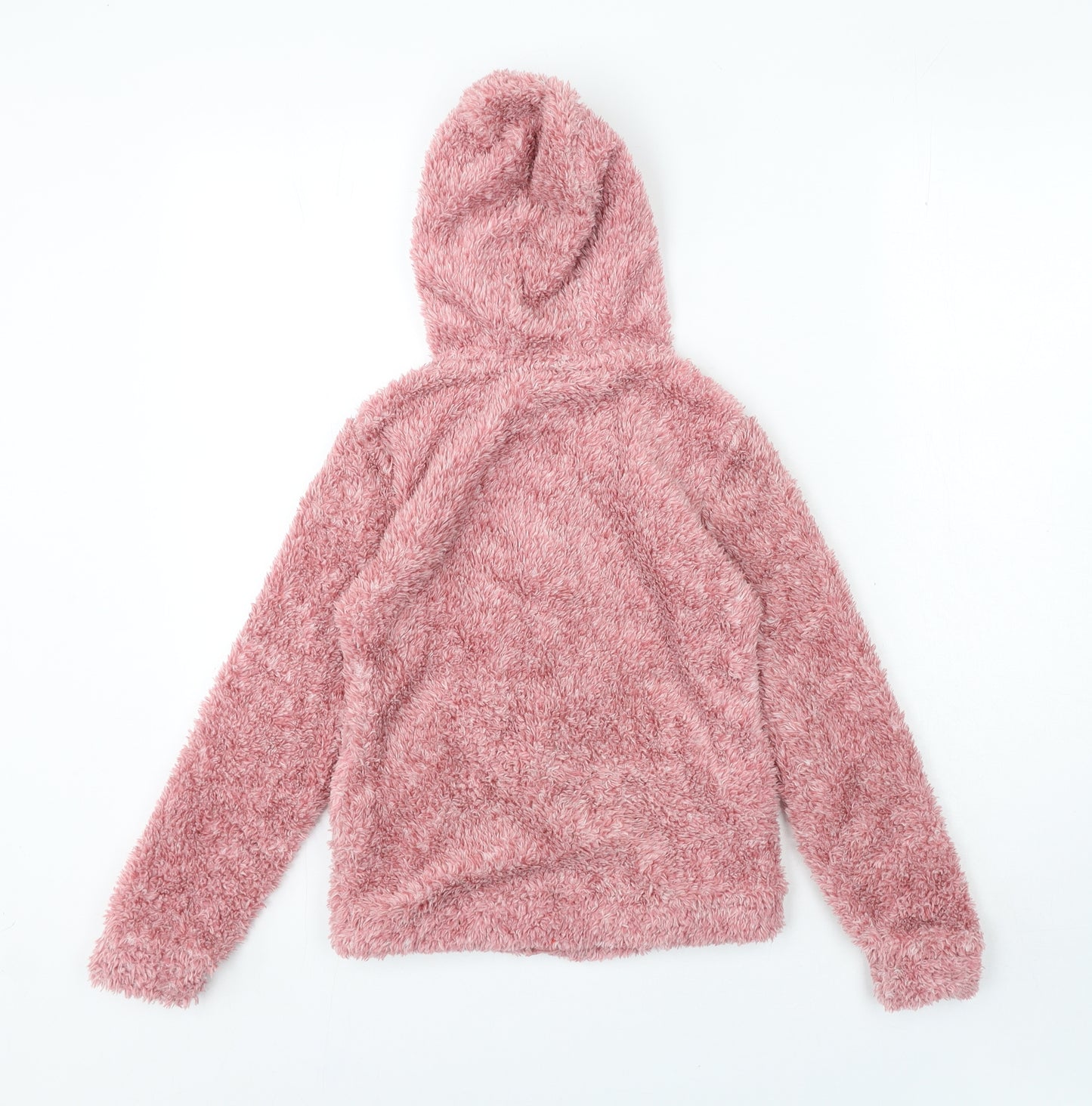 Pepperts Girls Pink Roll Neck Polyester Full Zip Jumper Size 10-11 Years Zip
