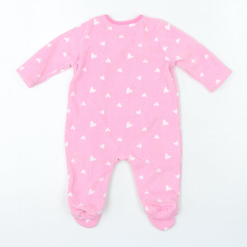 Peppa Pig Pink Polka Dot Polyester Babygrow One-Piece Snap - Peppa pig