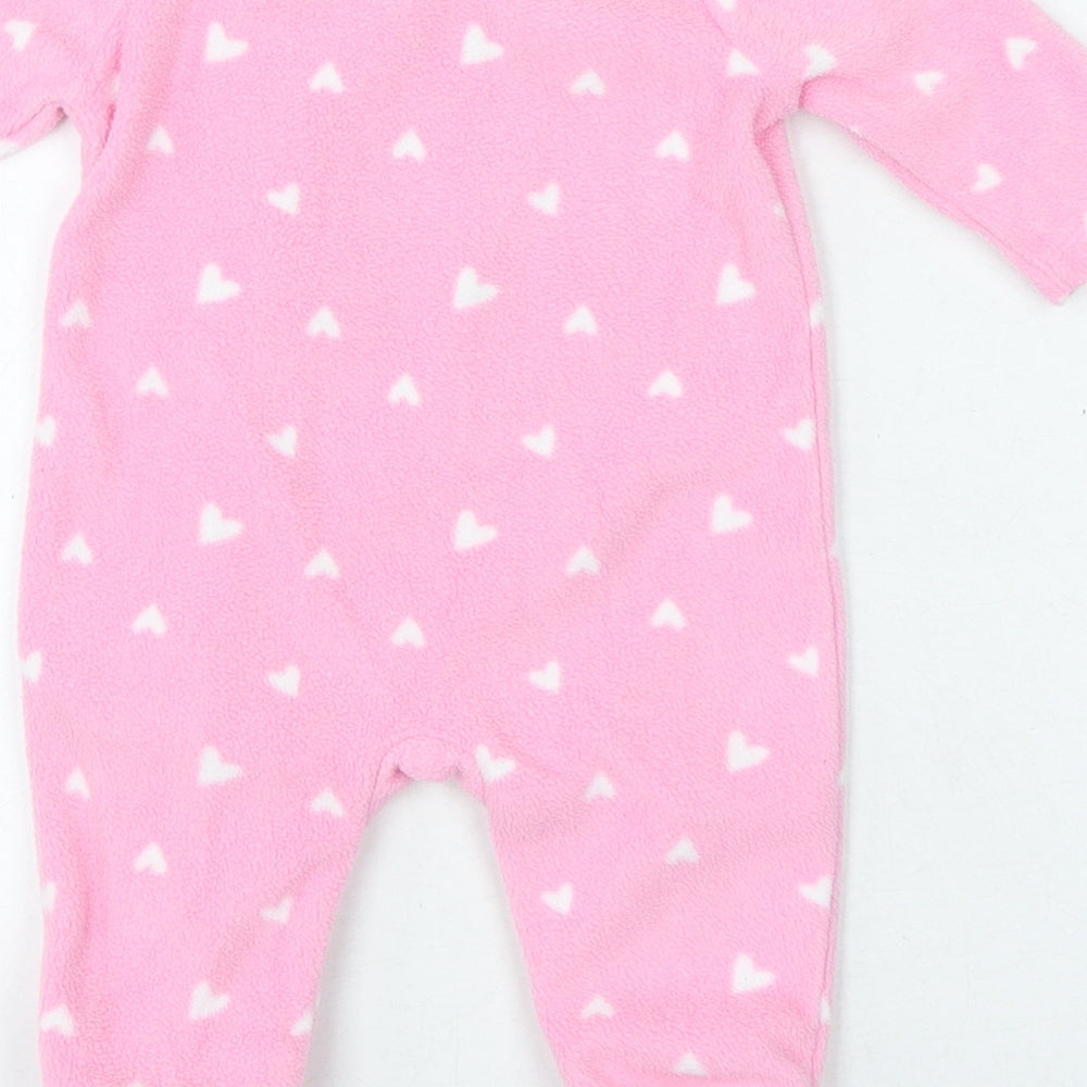 Peppa Pig Pink Polka Dot Polyester Babygrow One-Piece Snap - Peppa pig