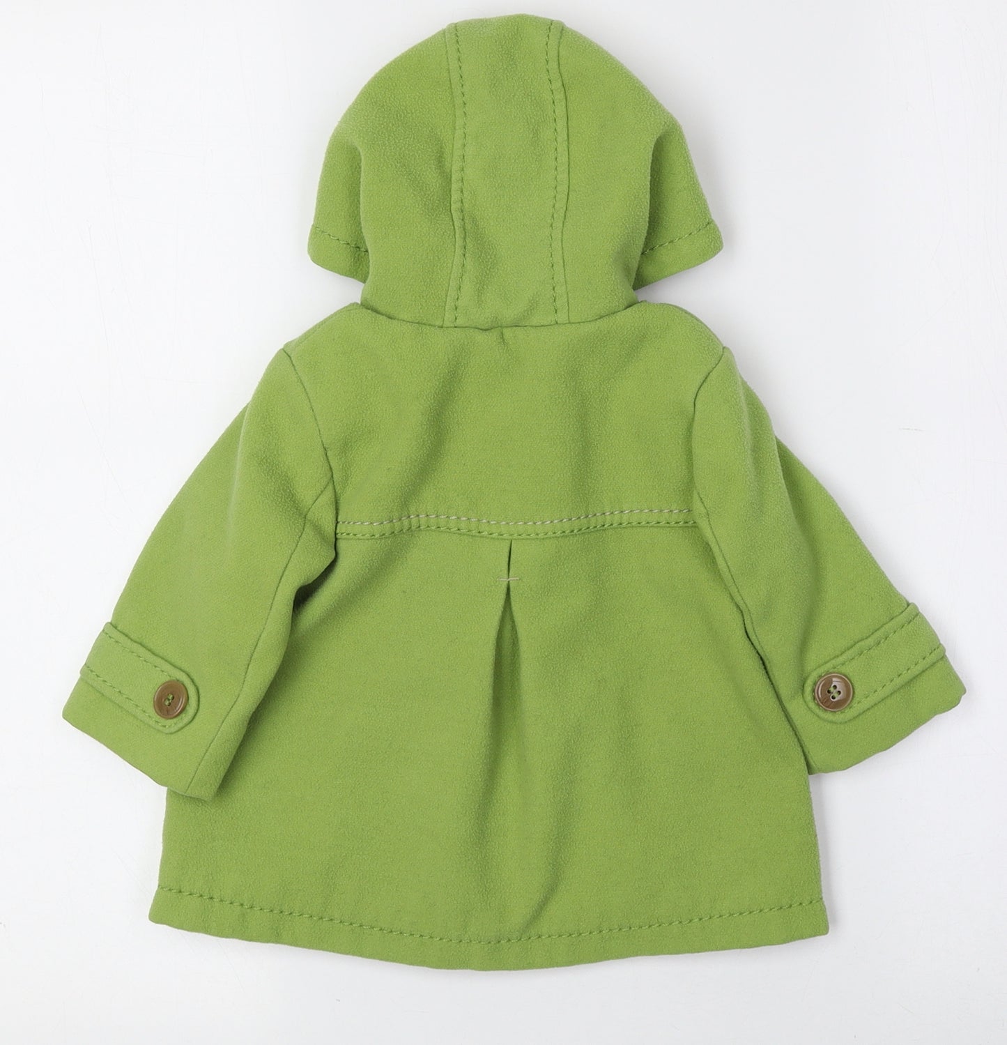 NEXT Green Duffle Coat Coat Size 6-9 Months Buckle
