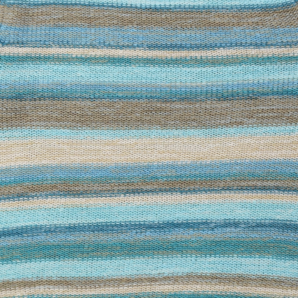 Paramour Womens Multicoloured Boat Neck Striped Acrylic Pullover Jumper Size M