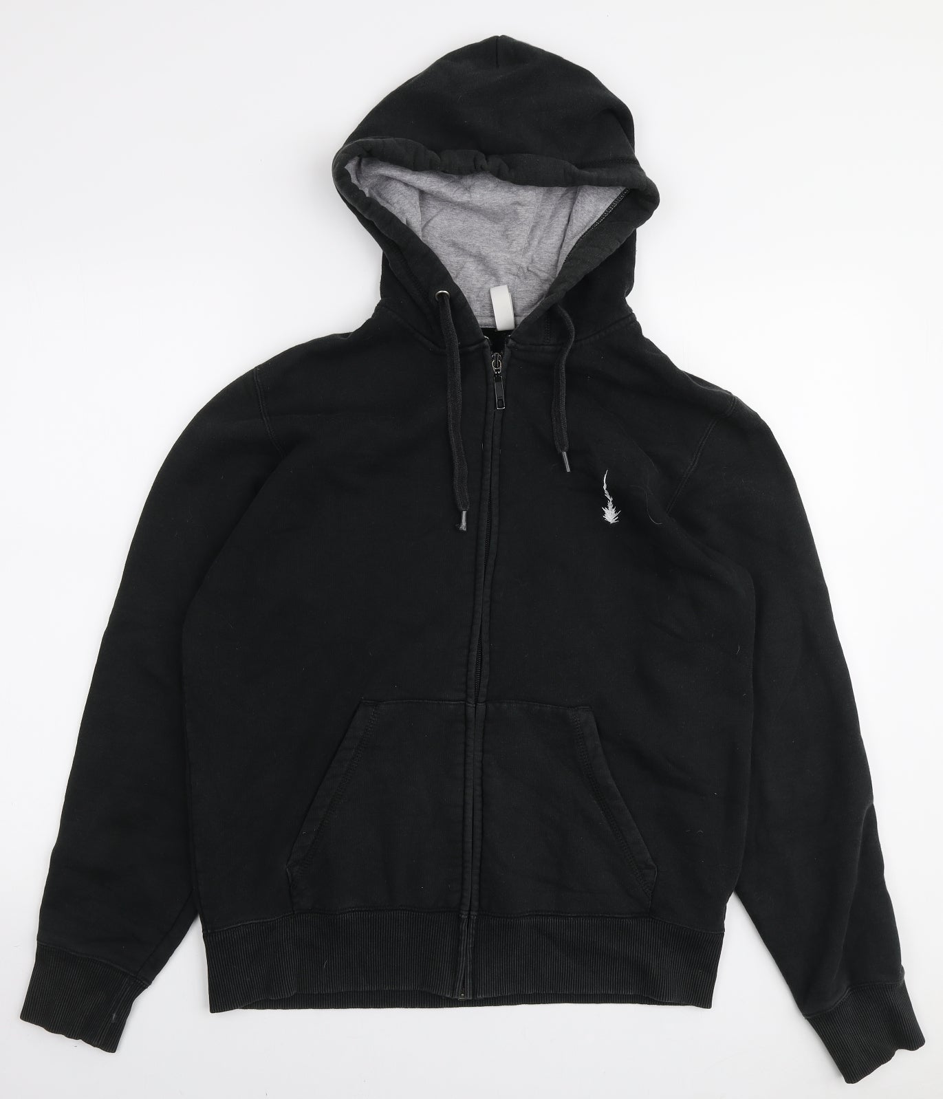Kariban Mens Black Cotton Full Zip Hoodie Size M
